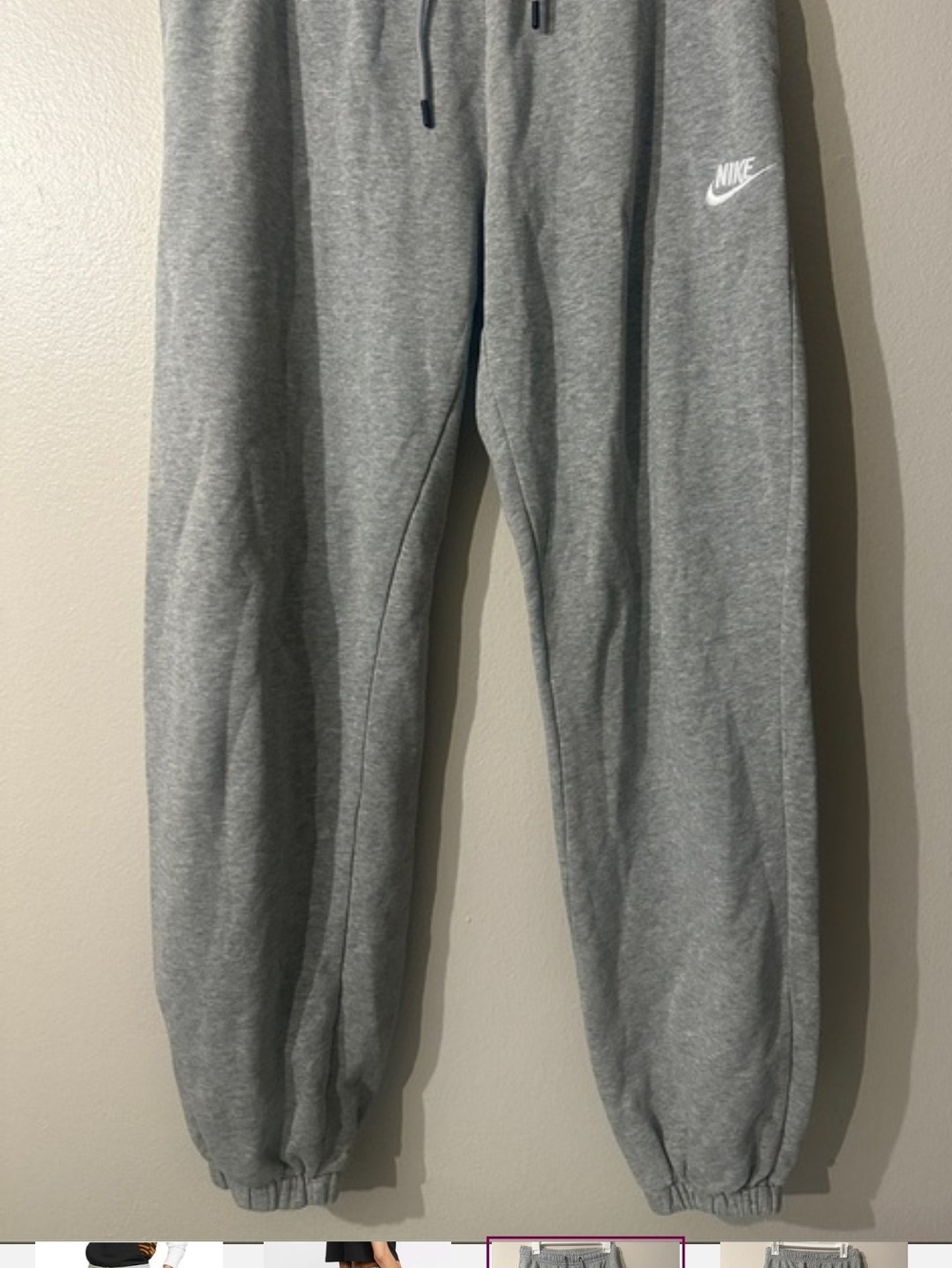 Nike Grey Heather Fleece Joggers